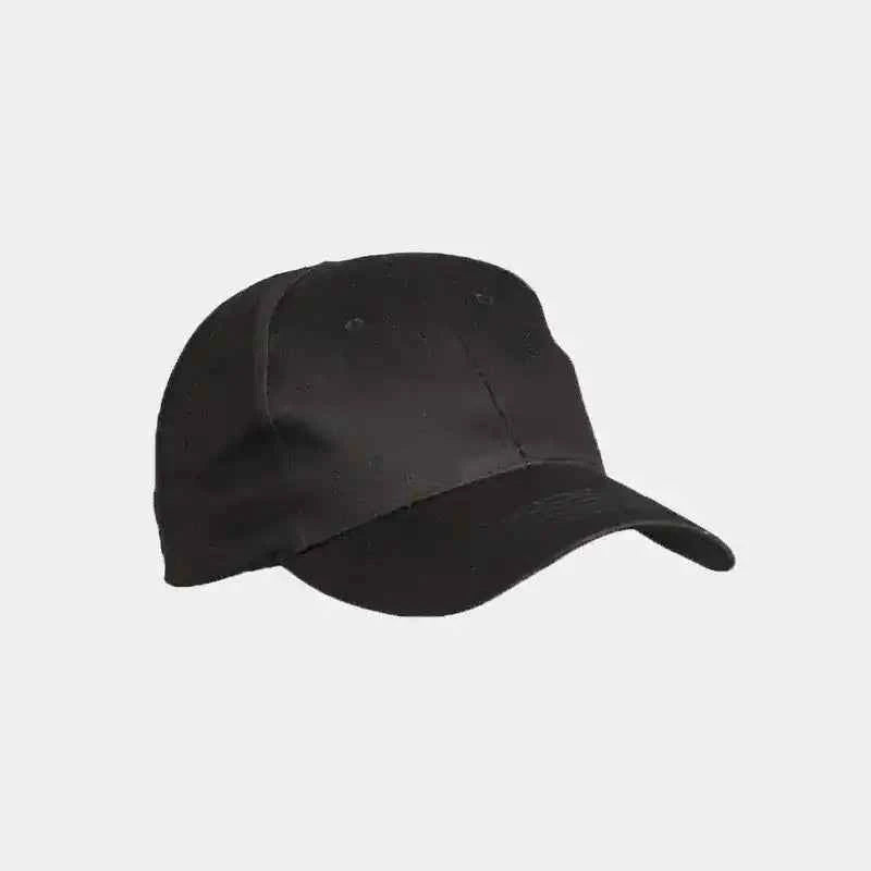Gorra MIL-TEC negra con visera curva y paneles cosidos