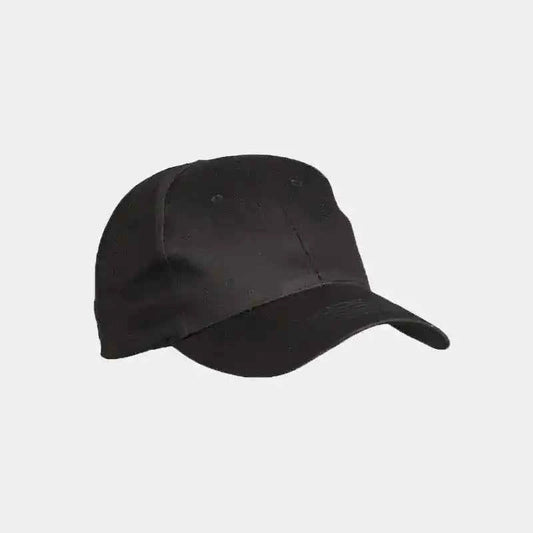 Gorra MIL-TEC negra con visera curva y paneles cosidos