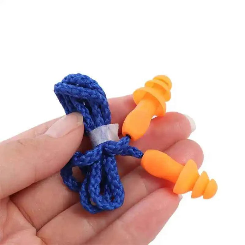 Pack de Tapones para Oídos Mixto Stock Líder (6 Piezas - Espuma y Silicona con Cordón)