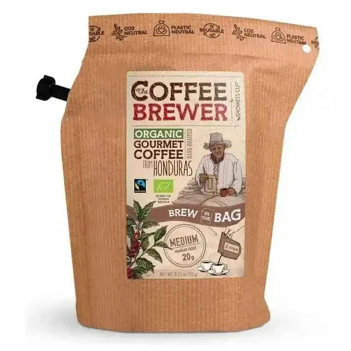 Bolsa de café Coffee Brewer, orgánico, origen Honduras, en filtro