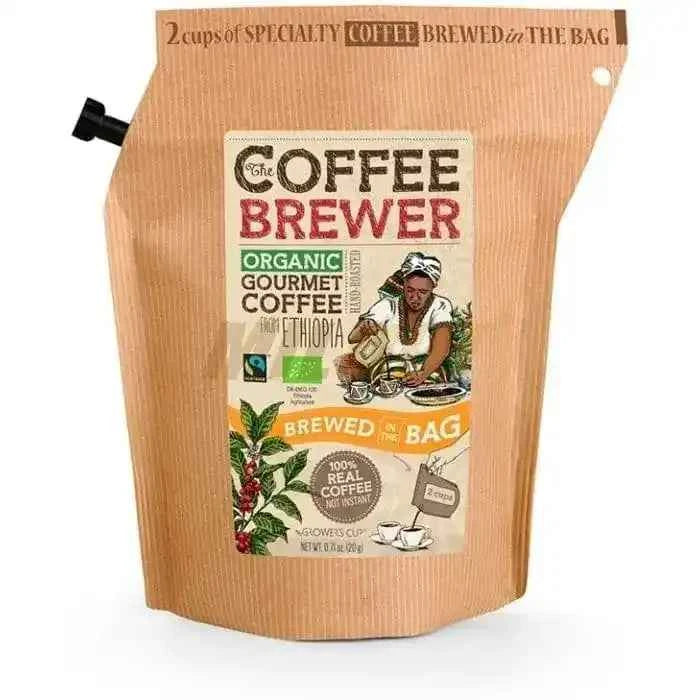 Bolsa de café Coffee Brewer, orgánico, origen Etiopía, en filtro