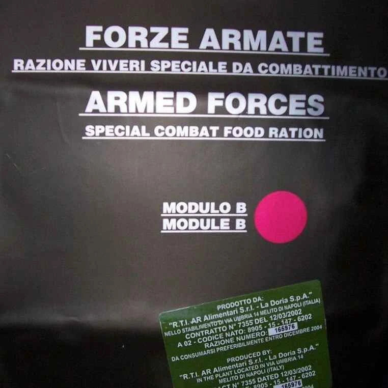 Bolsa de ración de combate FORZE ARMATE, módulo B, con círculo rosa